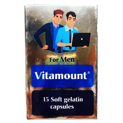 VITAMOUNT ® FOR MEN MULTIVITAMIN & MINERALS DIETARY SUPPLEMENT 15 SOFT GELATIN CAPSULES